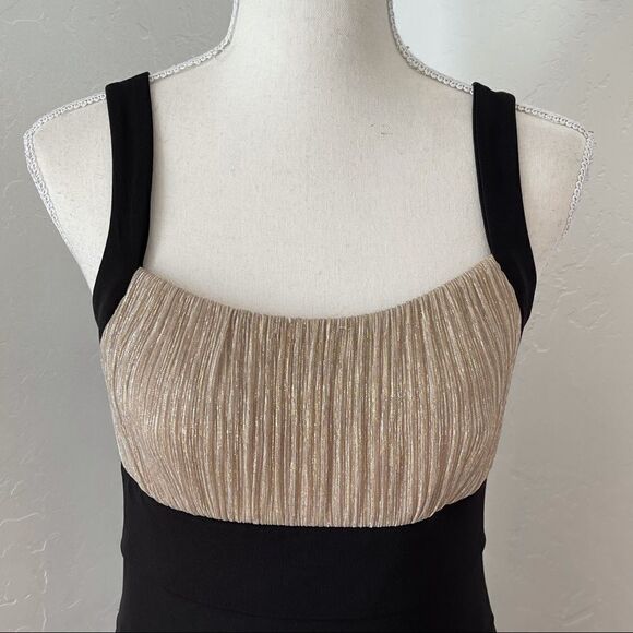 ENFOCUS Gold & Black Dress Sz 6P - Picture 7 of 11
